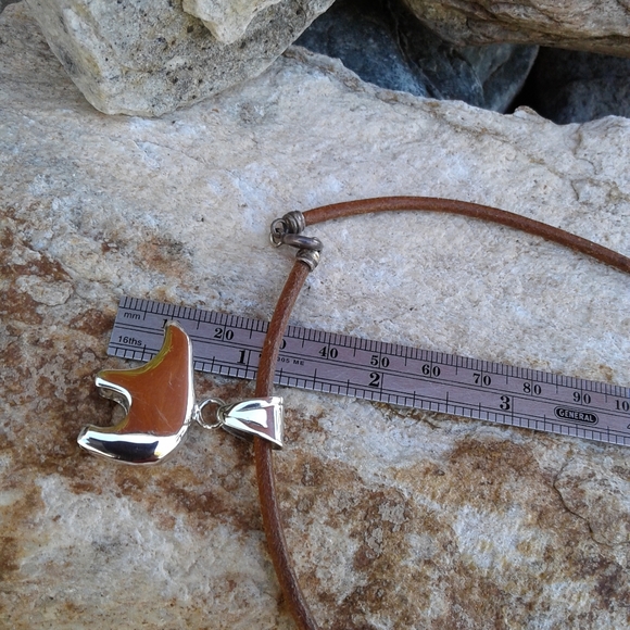 Sterling Silver Bear Fetish NECKLACE - Picture 3 of 8